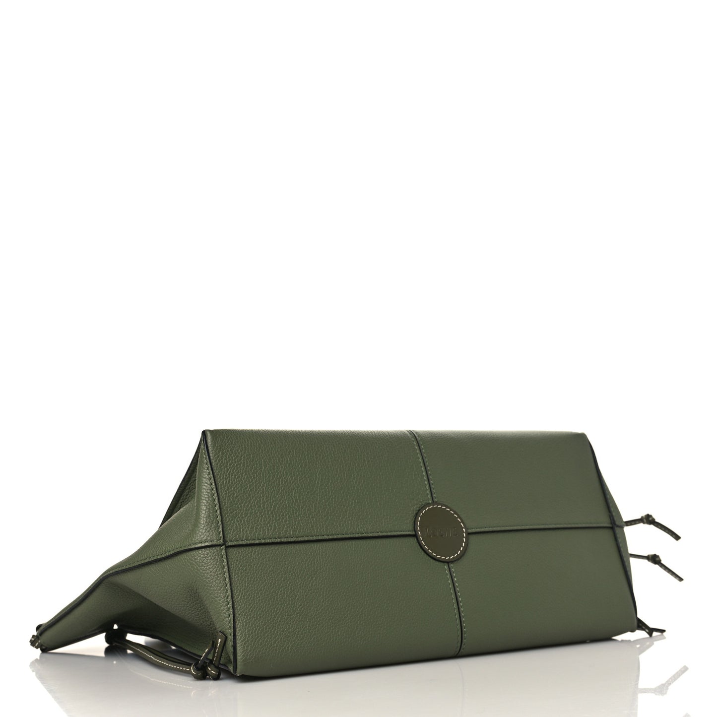 Soft Grained Calfskin Small Cushion Tote Avocado