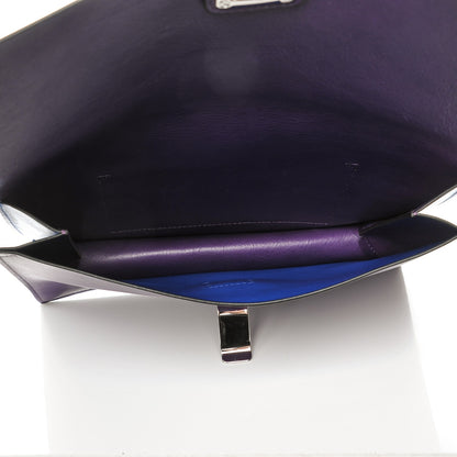 Proenza Schouler Lambskin Small Lunch Bag Clutch Royal Blue Veruca Salt 5 of 8