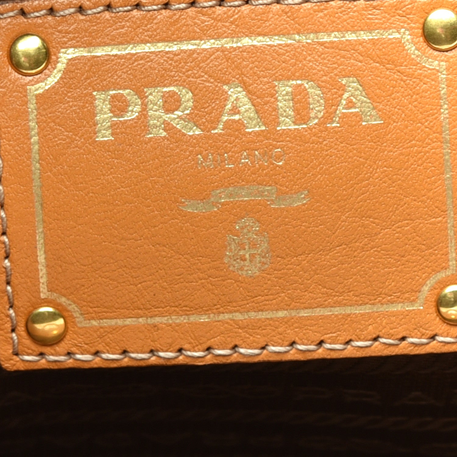 Prada Vitello Daino Tote Naturale 6 of 9
