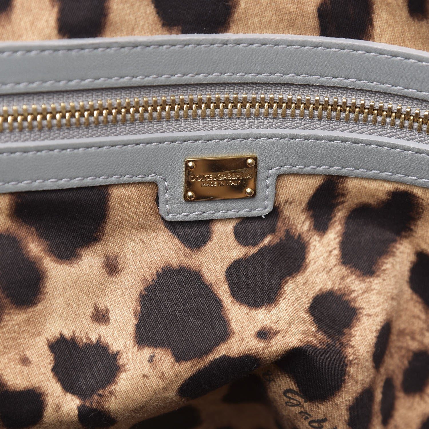 Dolce & Gabbana Lambskin Quilted Tote Grey 6 of 16