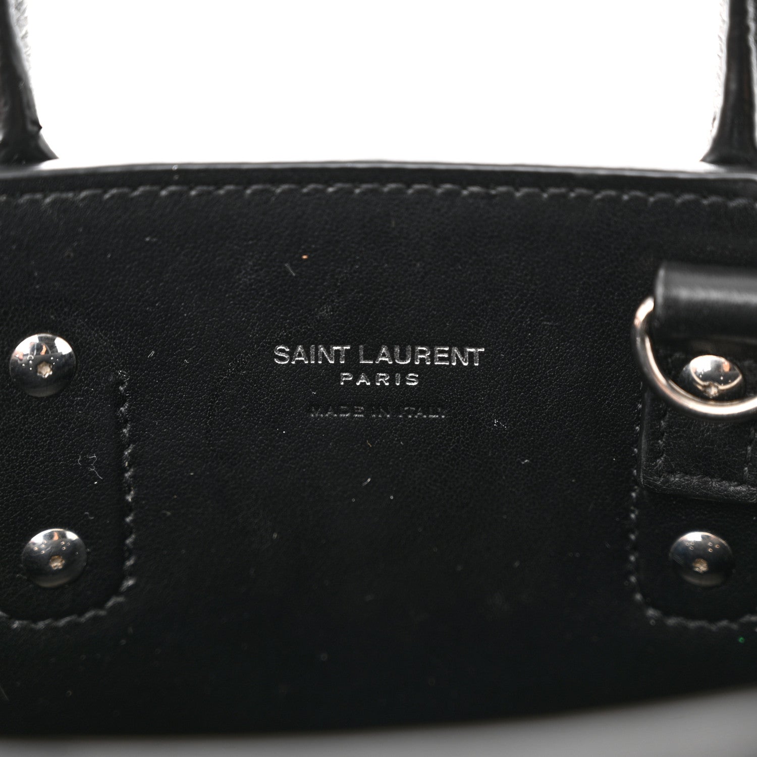 Saint Laurent Grained Calfskin Nano Sac De Jour Black 8 of 11