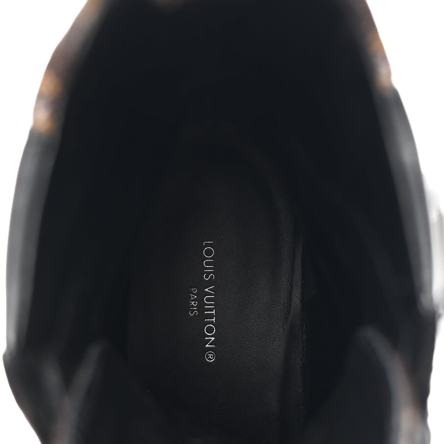Louis Vuitton Suede Calfskin Monogram Laureate Platform Desert Boots 36 Black 8 of 9