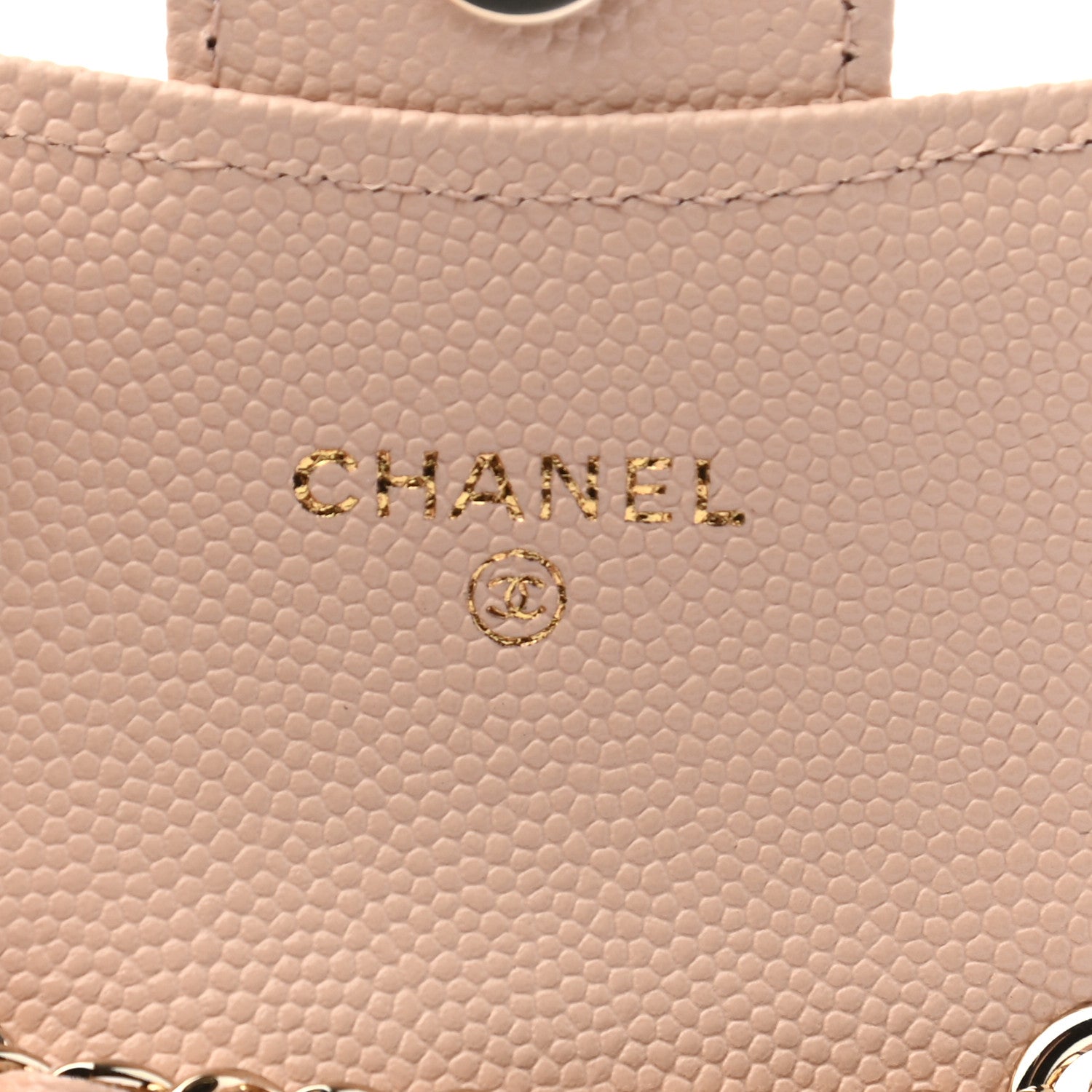 Chanel Caviar Quilted Mini Chain Belt Bag Light Beige 5 of 7