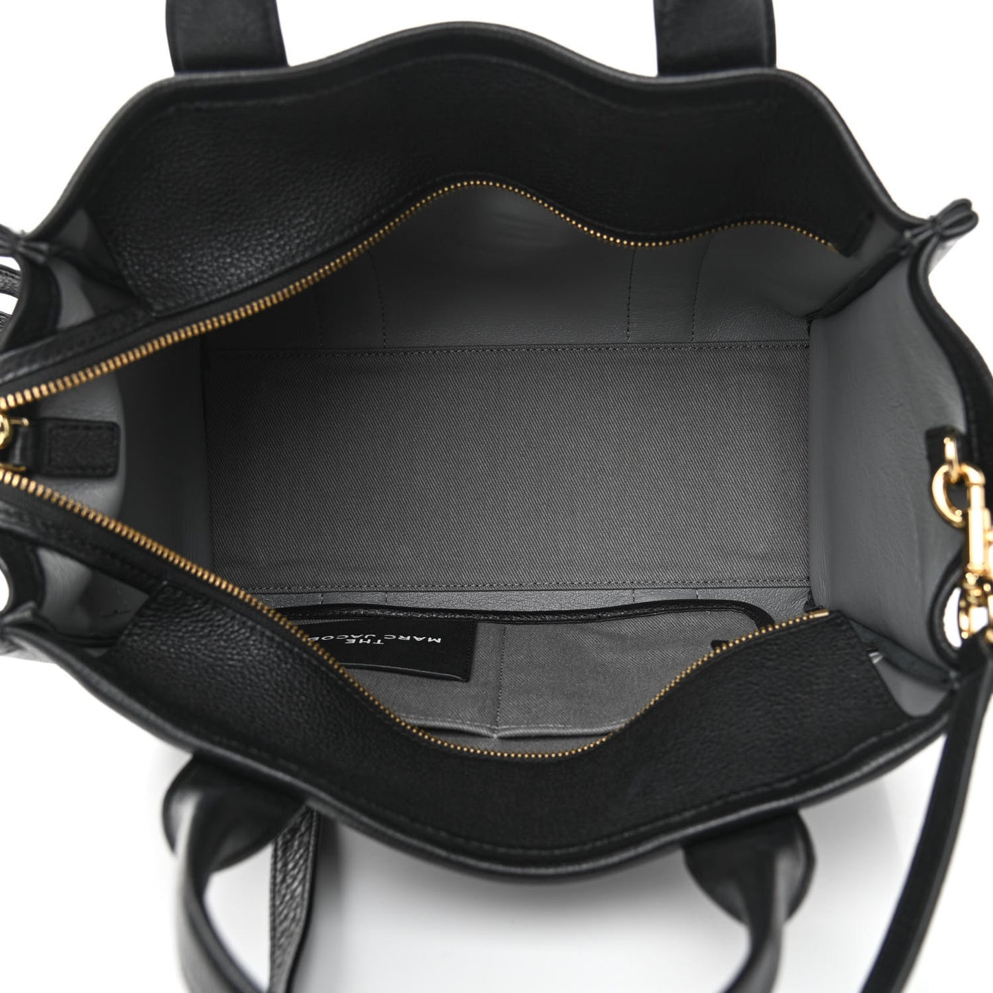 Grained Calfskin Medium The Tote Bag Black