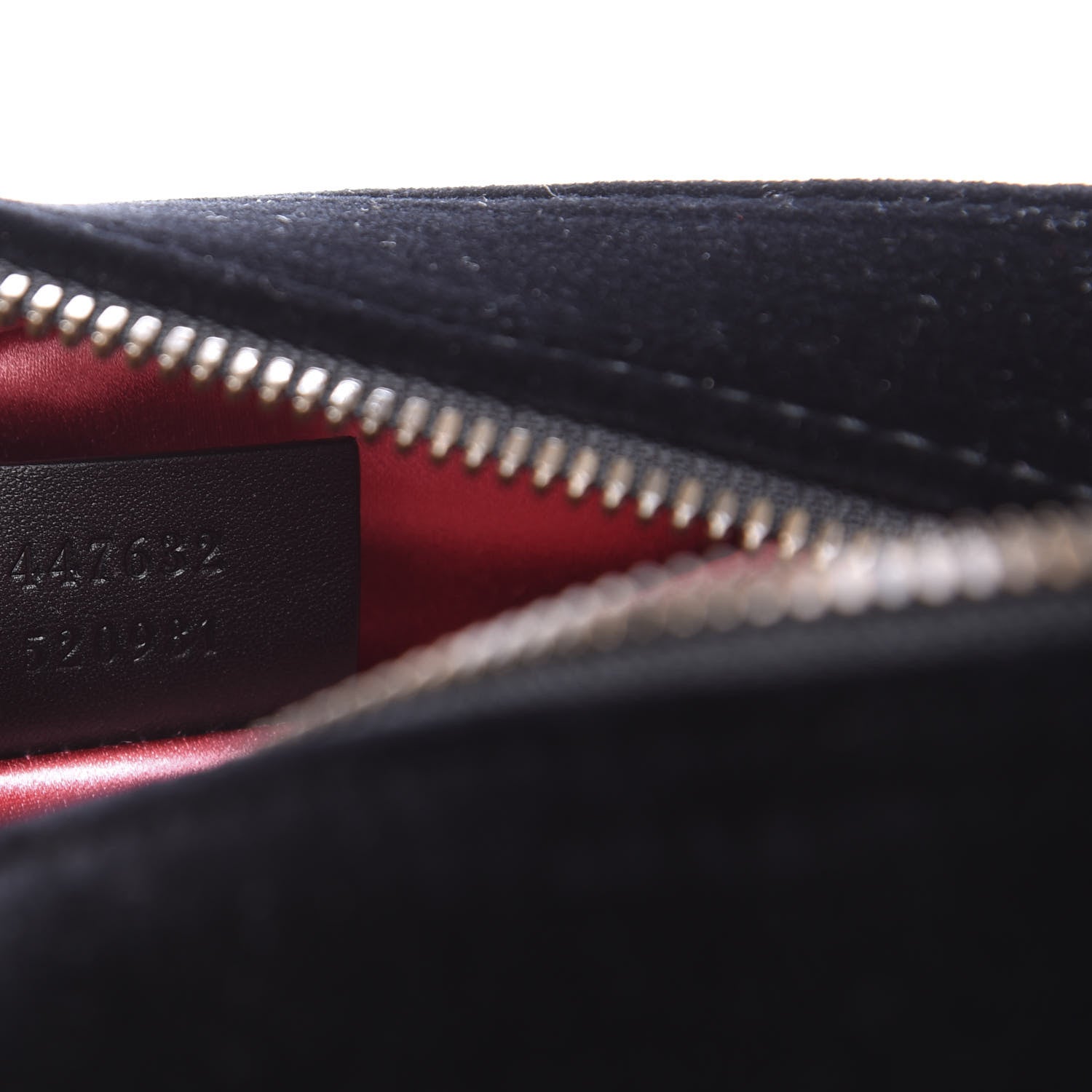 Gucci Velvet Matelasse Small GG Marmont Chain Shoulder Bag Black 8 of 10