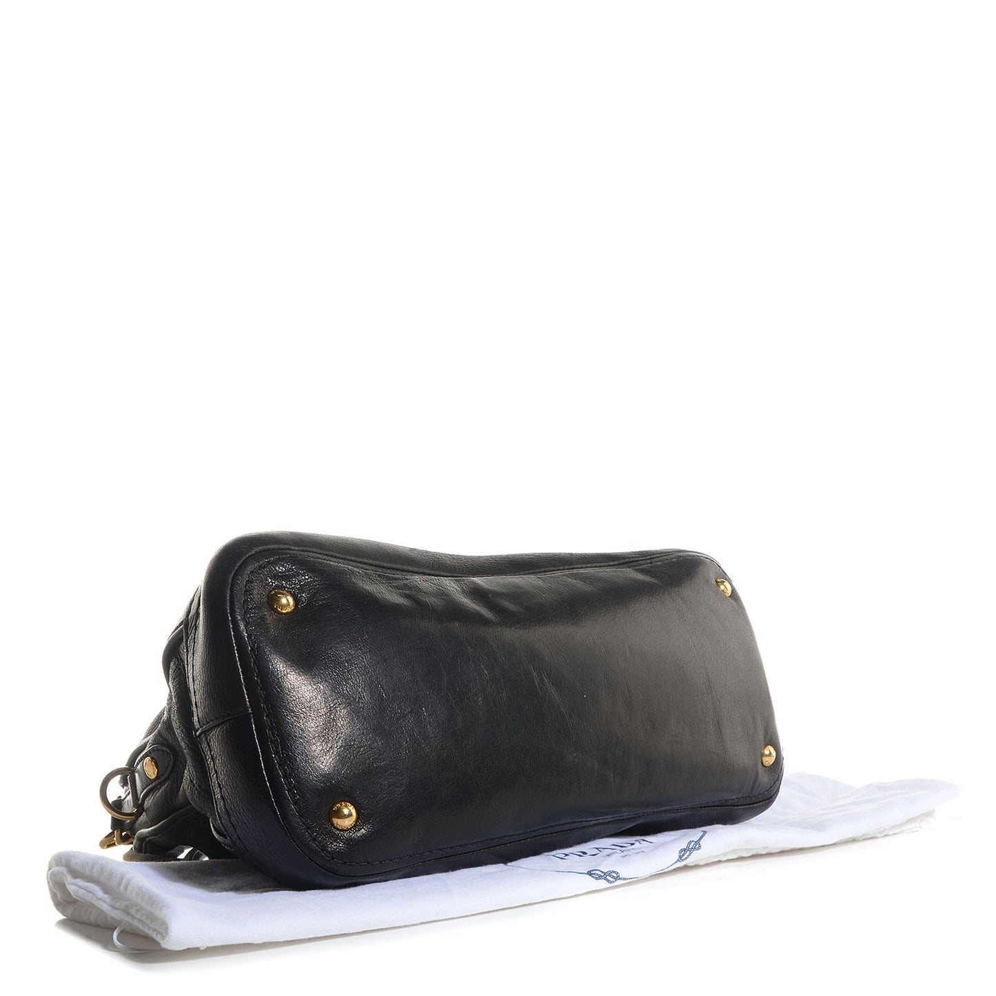 Cervo Shine Dome Satchel Black
