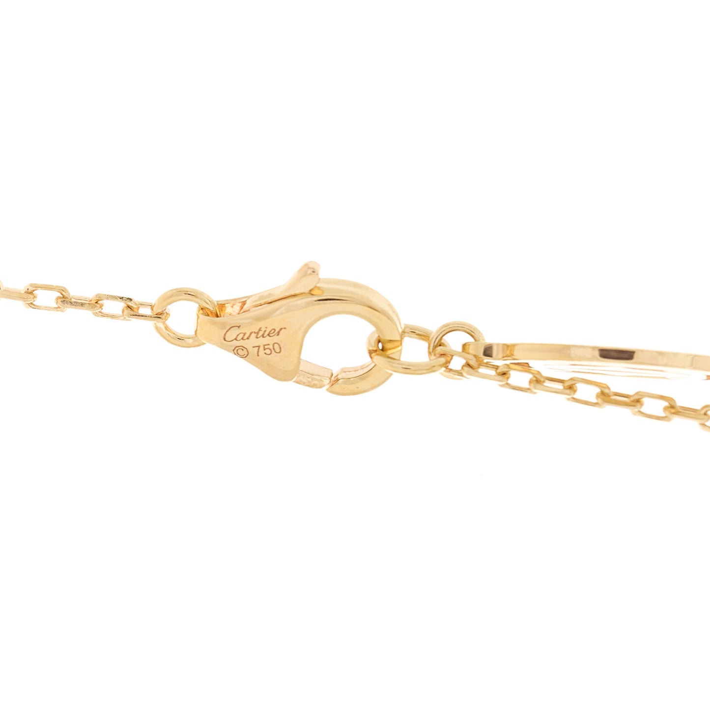 18K Yellow Gold Diamond SM D'Amour Pendant Necklace
