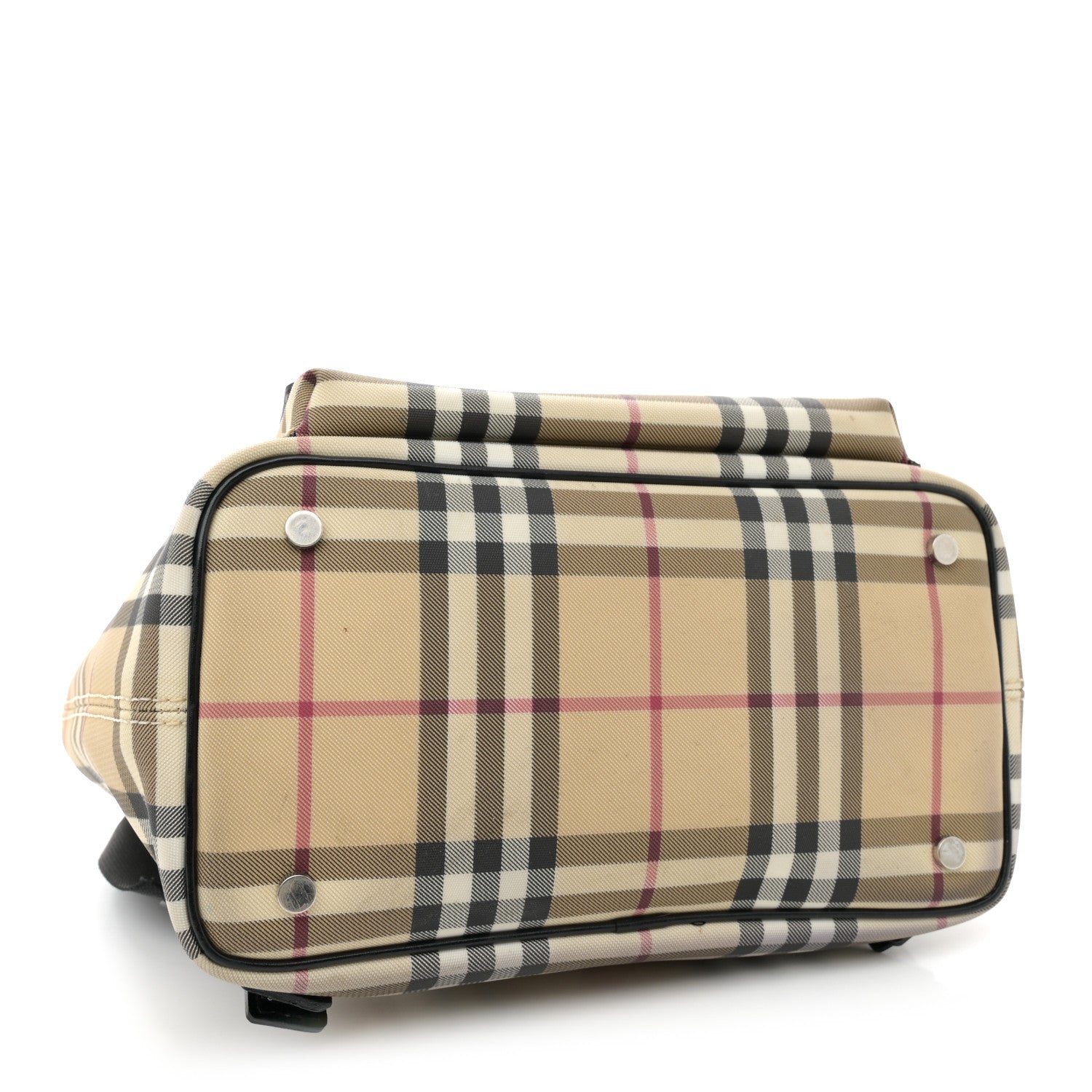 Burberry House Check Drawstring Backpack Black 4 of 19