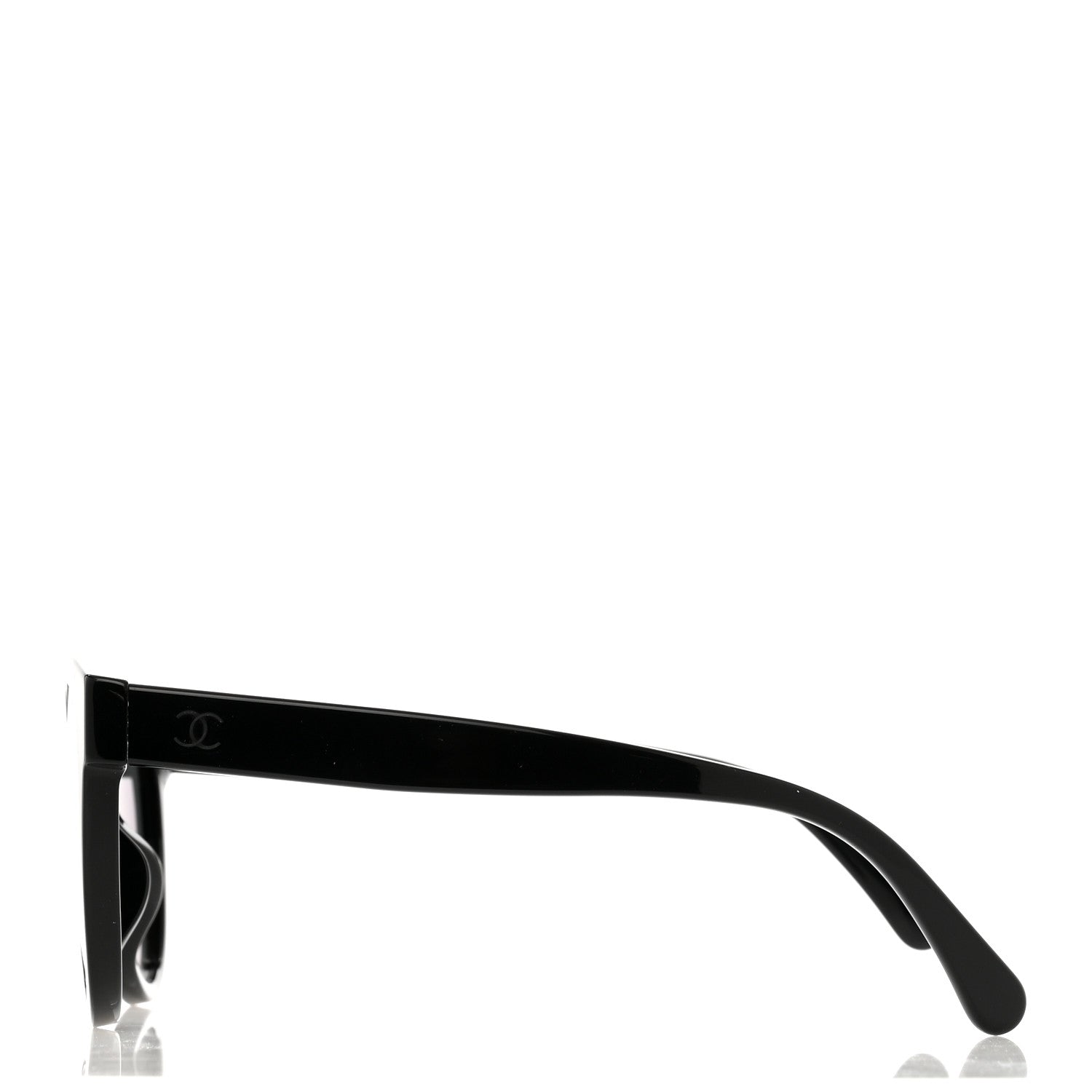 Chanel Acetate CC Butterfly Sunglasses 5414-A Black 3 of 6