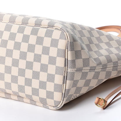 Louis Vuitton Damier Azur Neo Neverfull MM Rose Ballerine 8 of 8