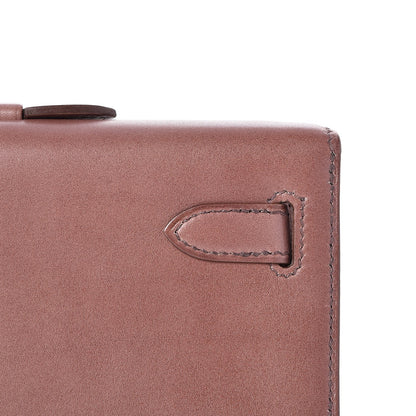 Hermes Tadelakt Kelly Cut Clutch Pochette Griolet 8 of 23