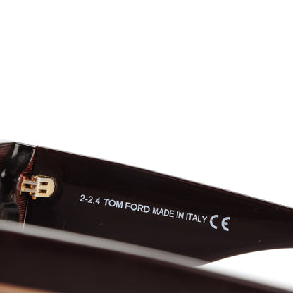 Tom Ford Acetate Anoushka Cat Eye Sunglasses TF371 Brown 3 of 4