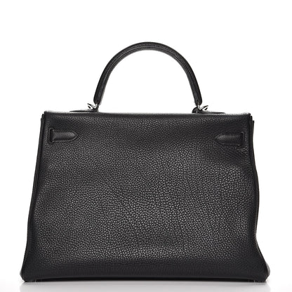 Hermes Togo Kelly Retourne 35 Black 39 of 39