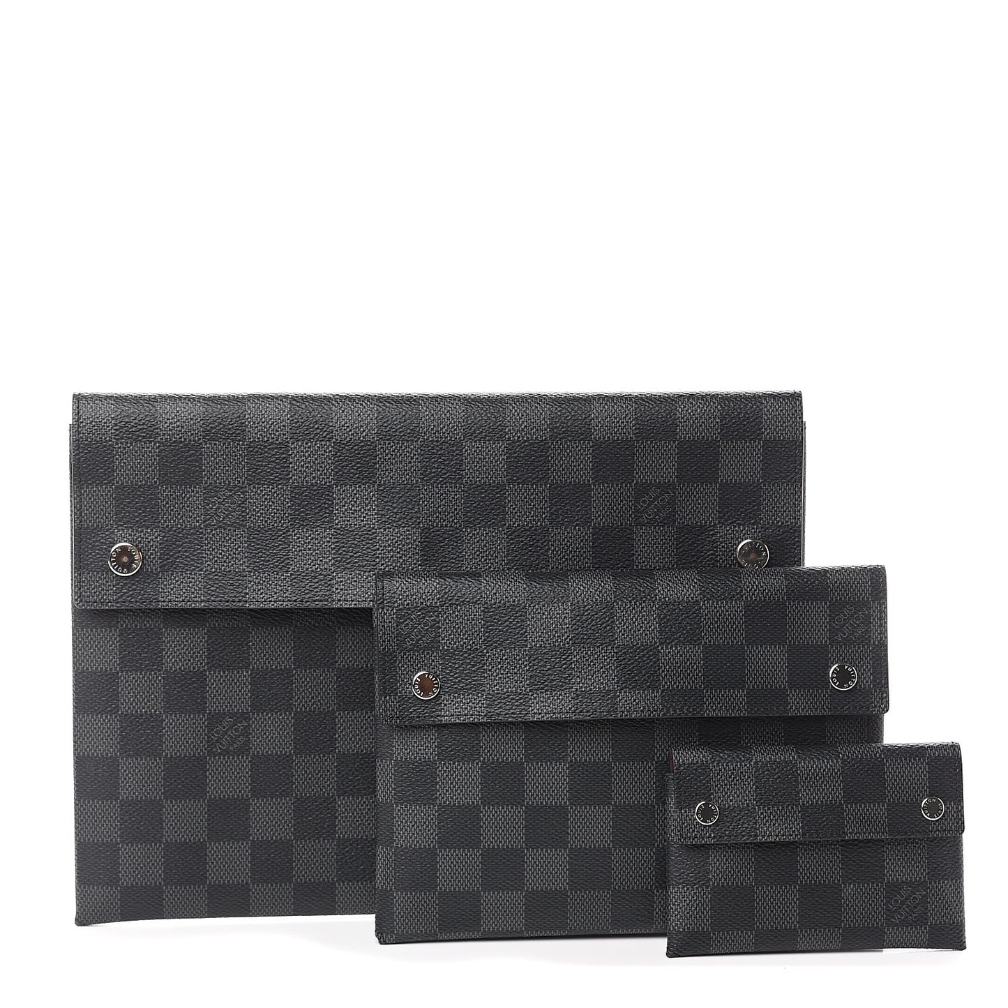 Damier Graphite Alpha Triple Pochette