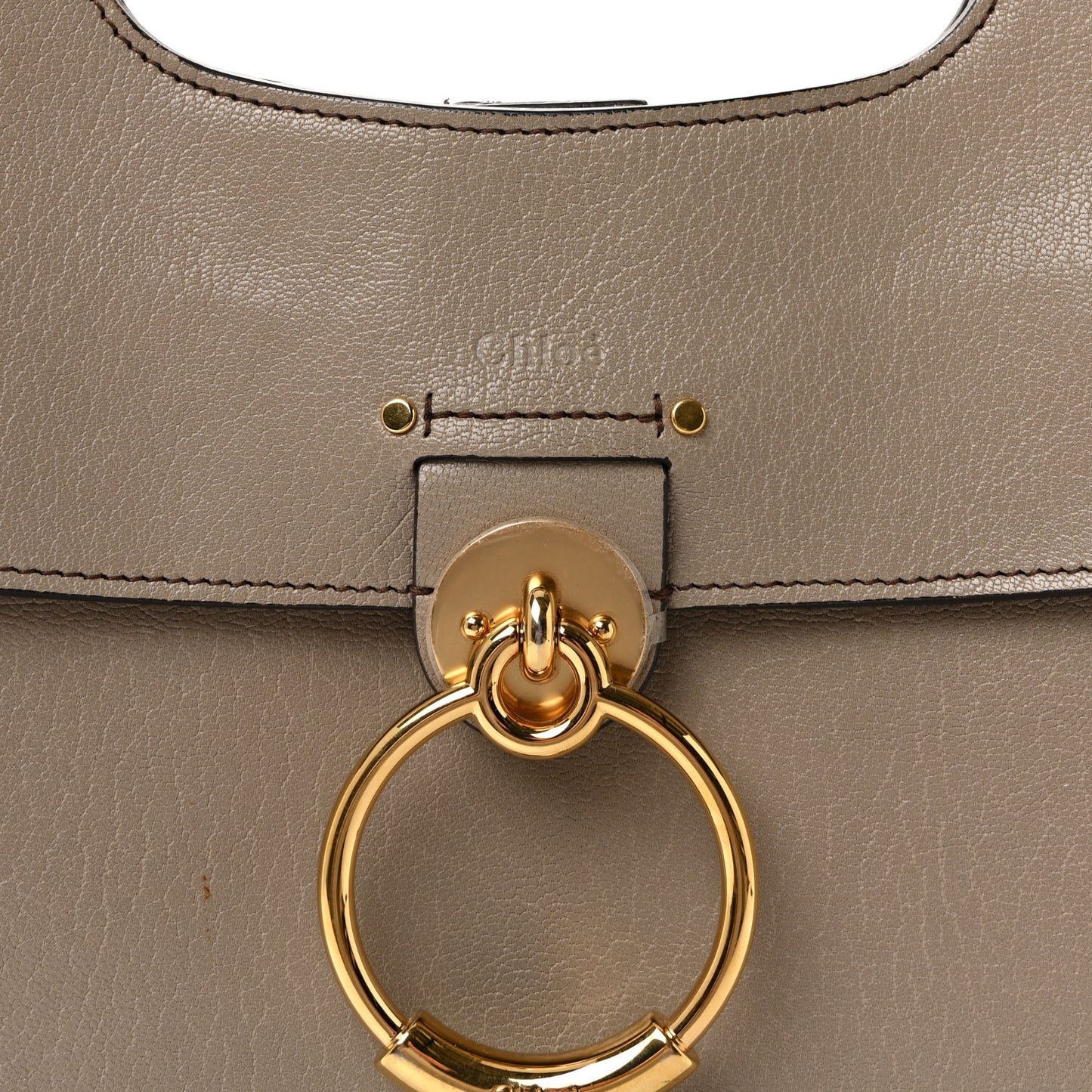 Calfskin Medium Tess Hobo Motty Grey