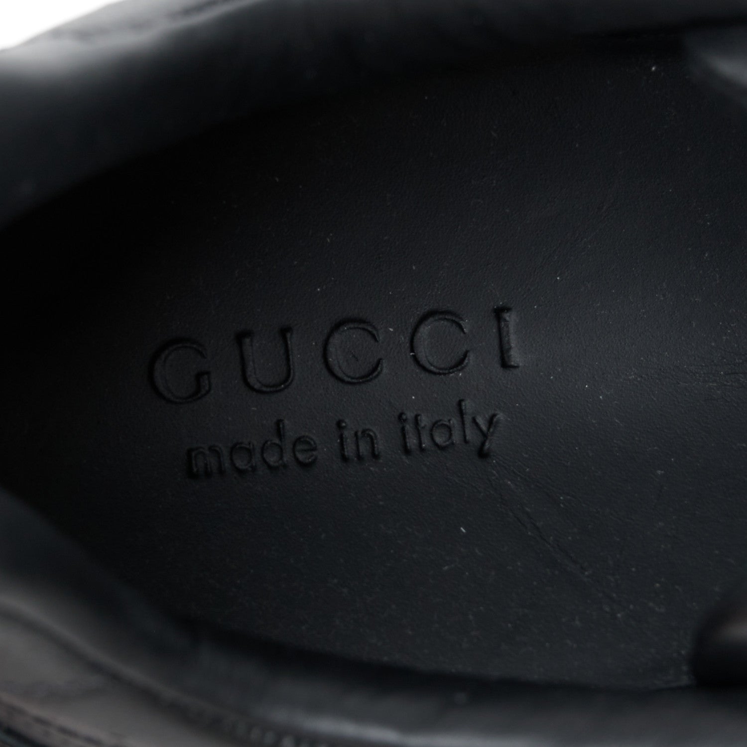 Gucci Sparrow Calfskin Mens Re-Web Sneakers 11 Black 8 of 10
