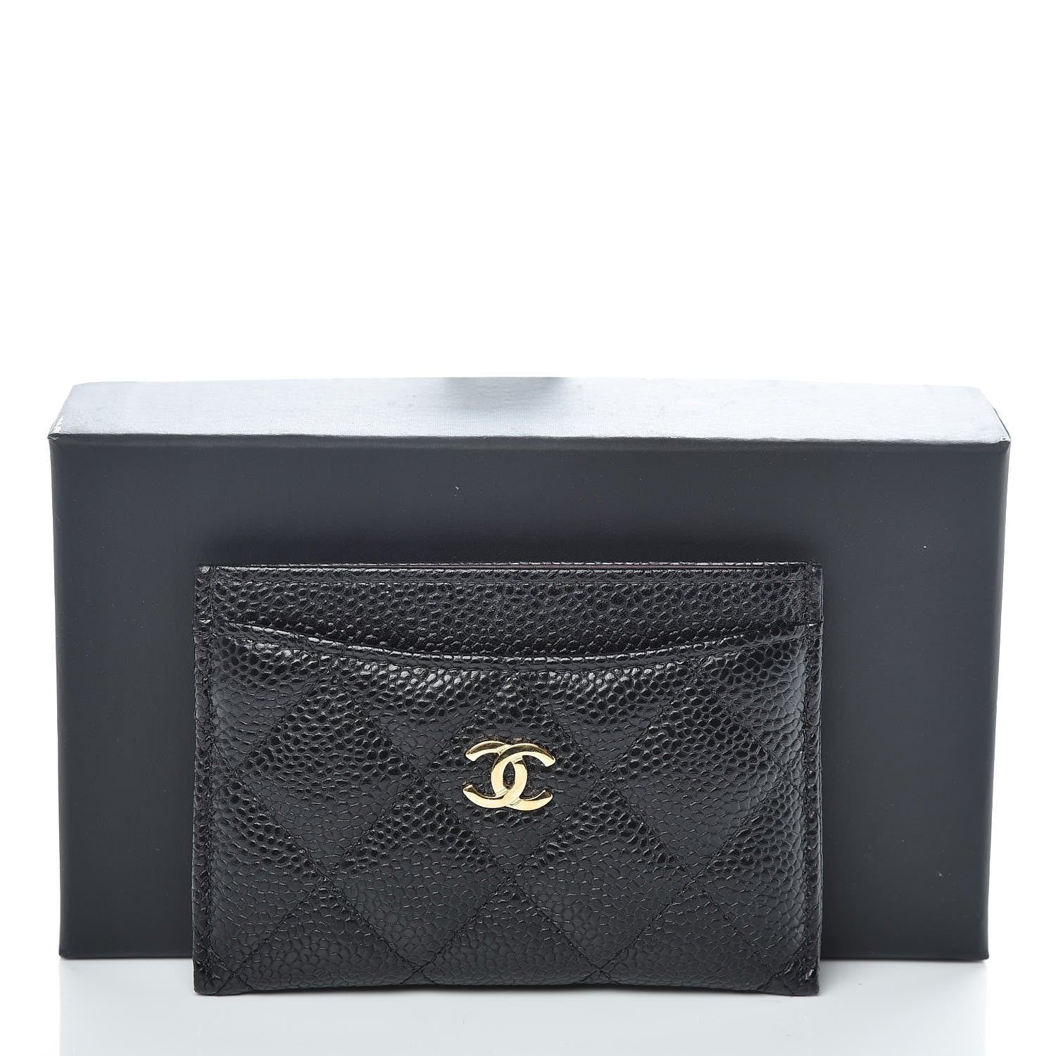 Chanel Caviar Quilted Card Holder Black 9 of 9