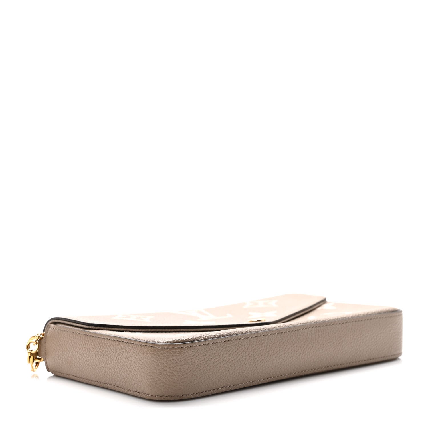 Louis Vuitton Empreinte Monogram Giant Felicie Pochette Tourterelle Creme 4 of 8