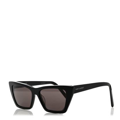Saint Laurent Acetate Mica Cat Eye Sunglasses SL 276 Black 1 of 7