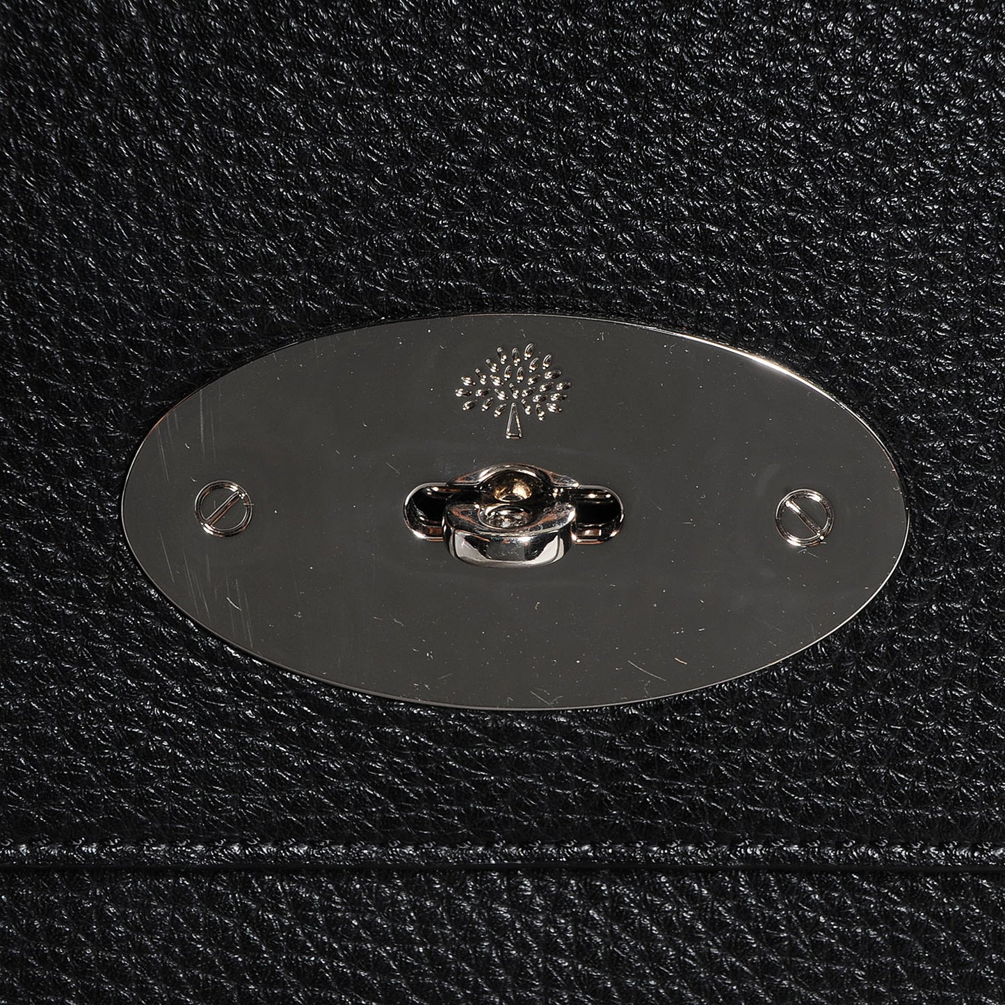Soft Grain Leather Lily Flap Black