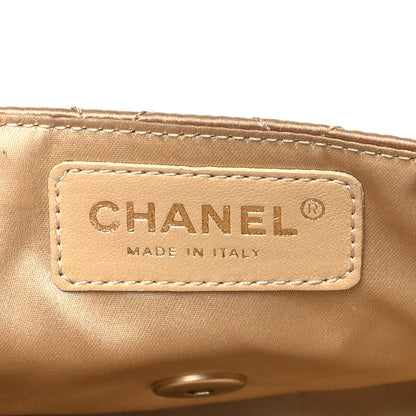Chanel Satin Quilted Precious Jewel East West Flap Beige 6 of 10