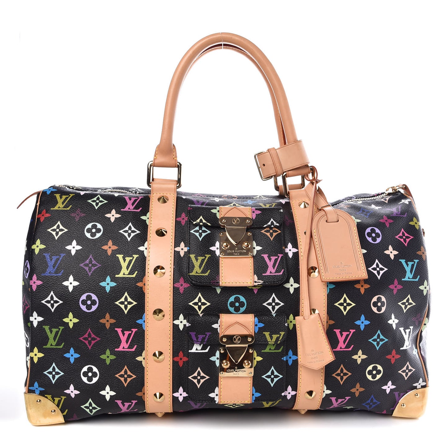 Monogram Multicolor Keepall 45 Black