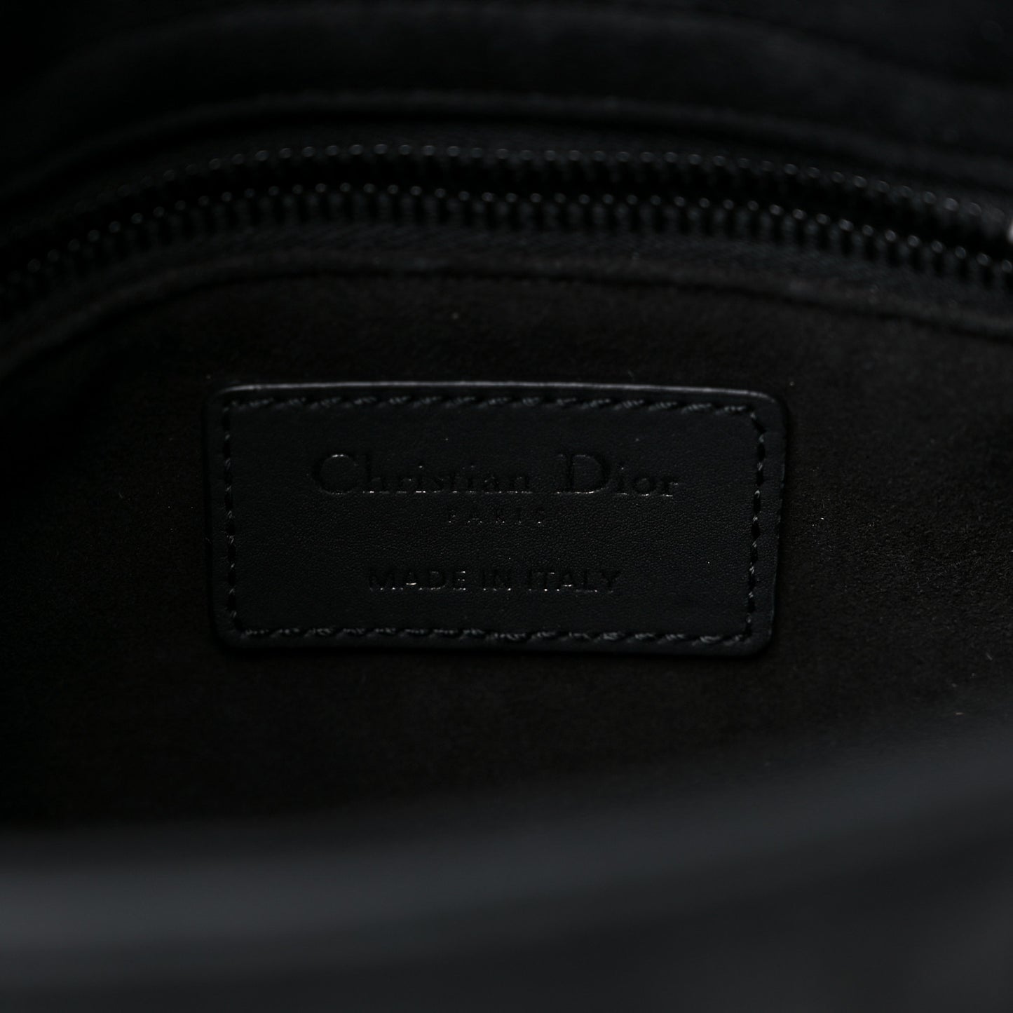 Ultra Matte Calfskin Cannage Small My ABCDior Lady Dior Black