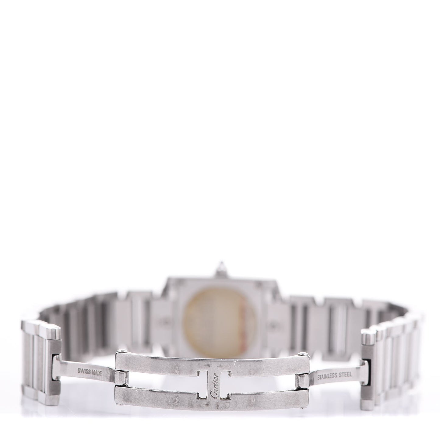 Stainless Steel 20mm Tank Francaise Quartz Watch