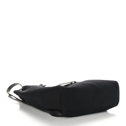 Hermes Toile Vache Calfskin Herbag 30 PM Backpack Black 4 of 9