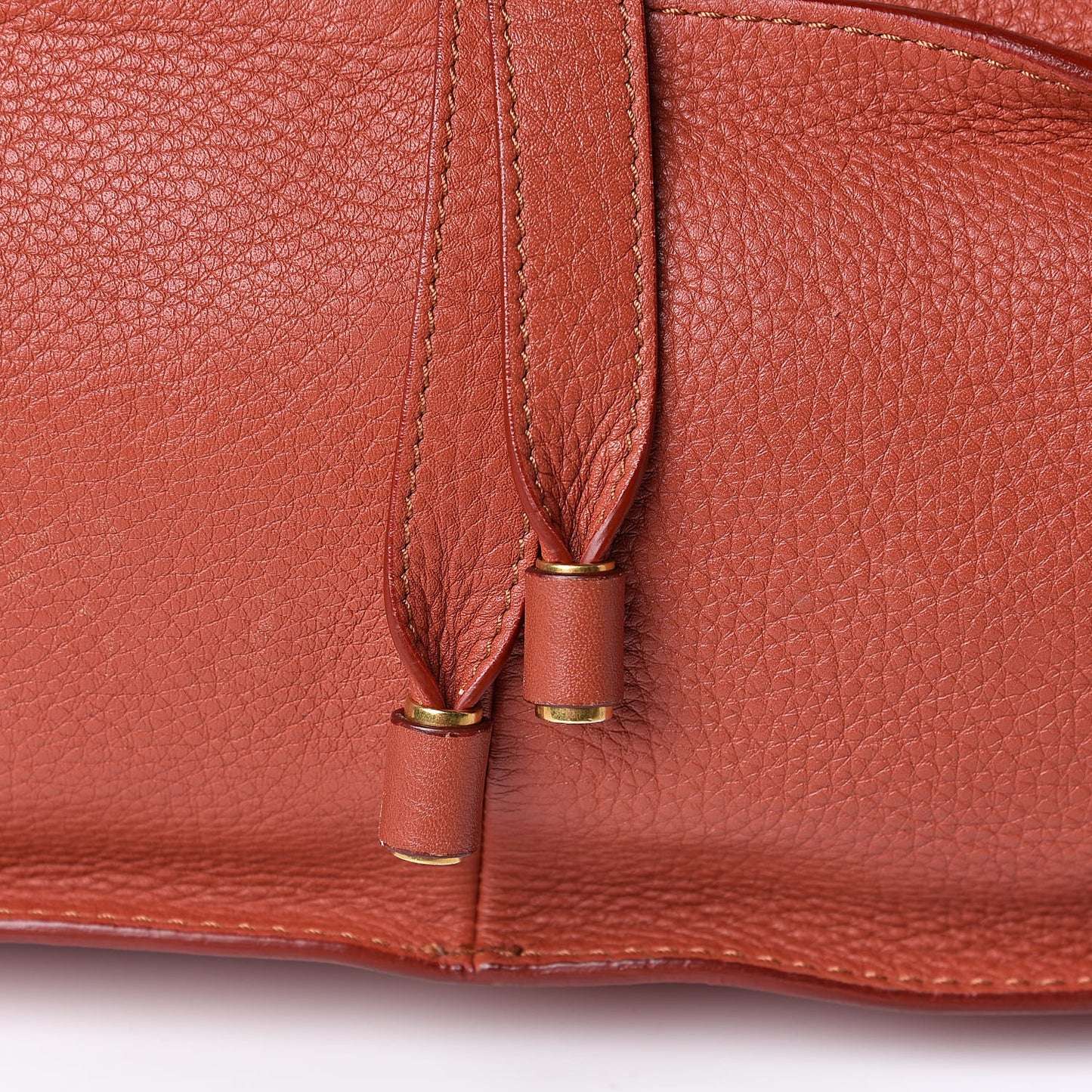 Calfskin Large Marcie Satchel Maple Leaf