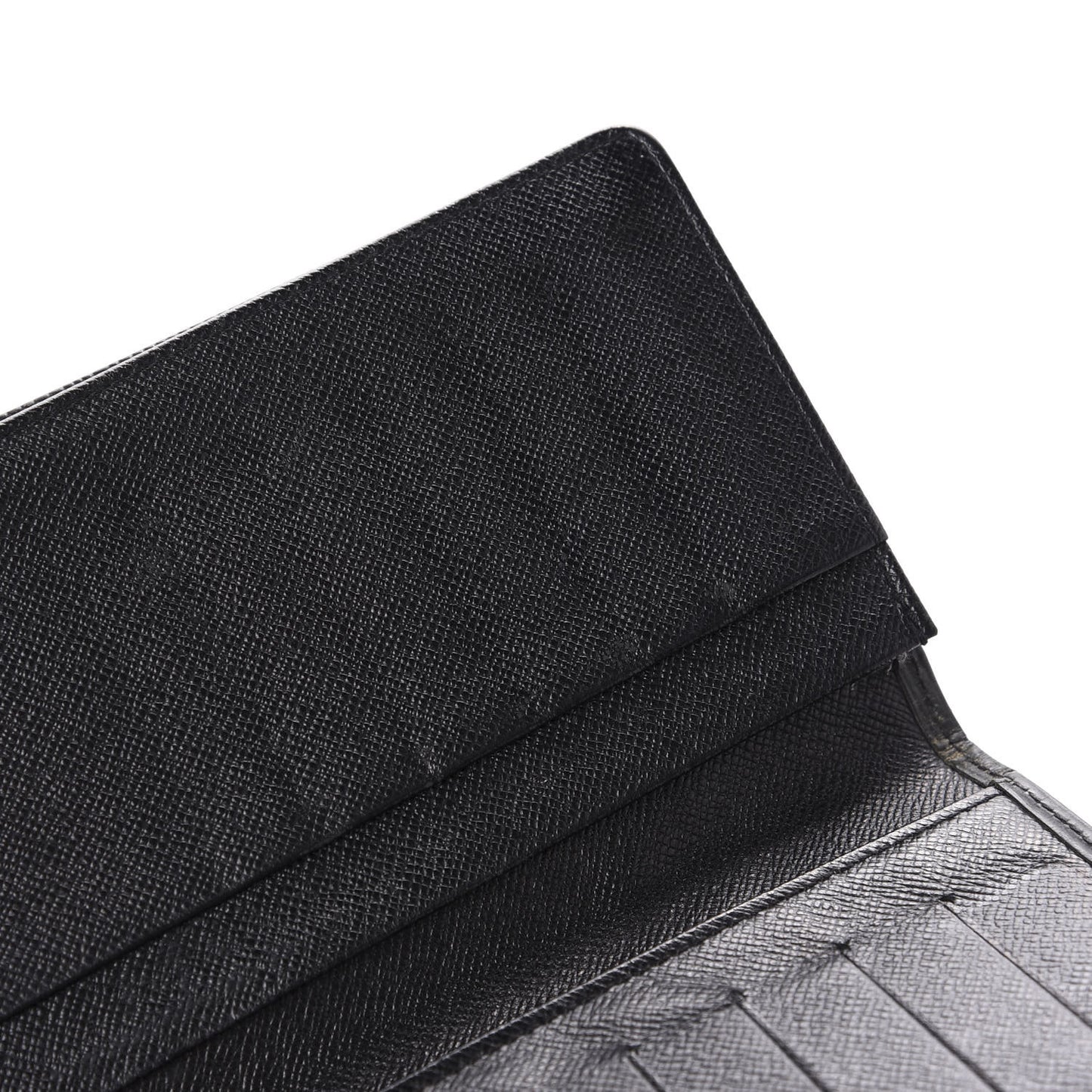 Epi Checkbook Organizer Wallet Black
