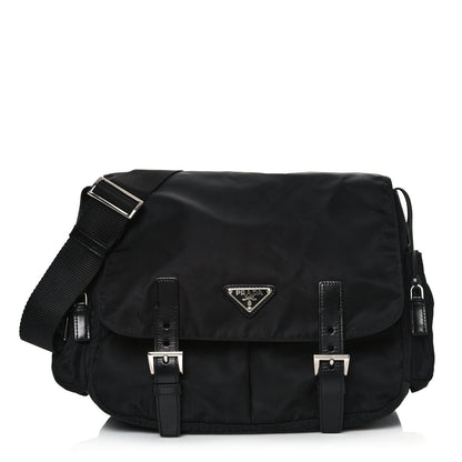 Prada Tessuto Nylon Vela Messenger Bag Black 1 of 12