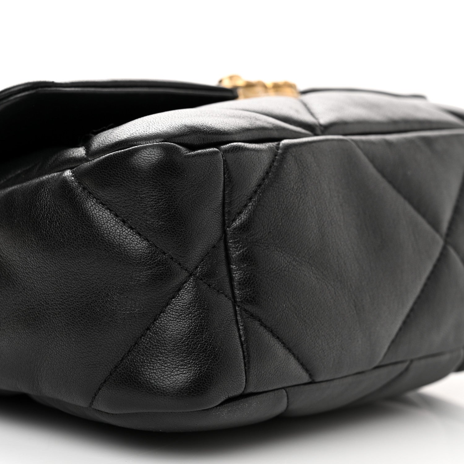 Chanel Lambskin Quilted Medium Chanel 19 Flap Black 9 of 12