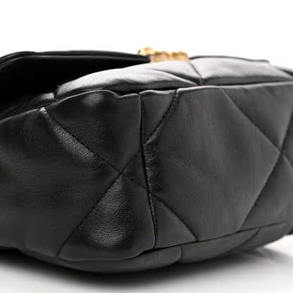 Chanel Lambskin Quilted Medium Chanel 19 Flap Black 9 of 12