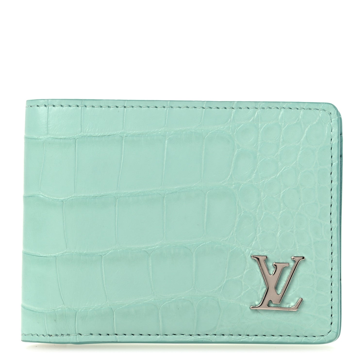 Louis Vuitton Alligator Multiple Wallet Lagoon 1 of 7