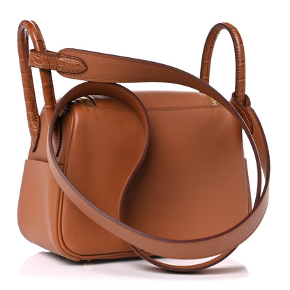 Hermes Matte Alligator Swift Mini Touch Lindy 20 Gold 3 of 13