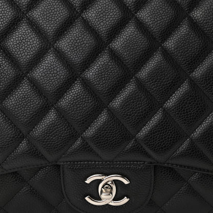 Chanel Caviar Quilted Maxi Single Flap Black 8 of 11