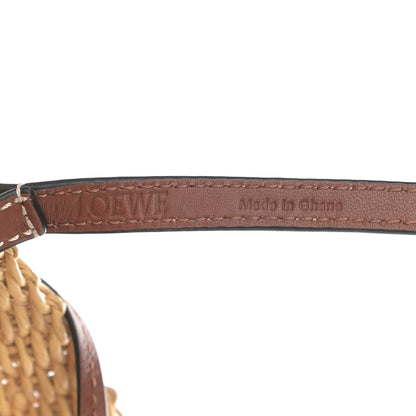 Loewe Calfskin Raffia Paulas Ibiza Small Basket Tote Bag Natural Tan 6 of 10