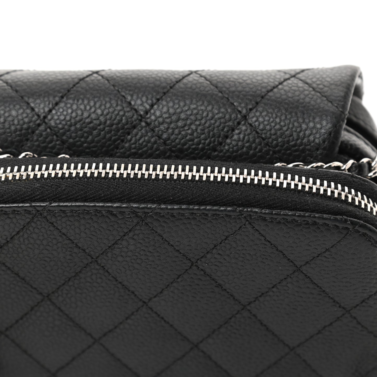 Caviar Quilted New Mini Flap Black
