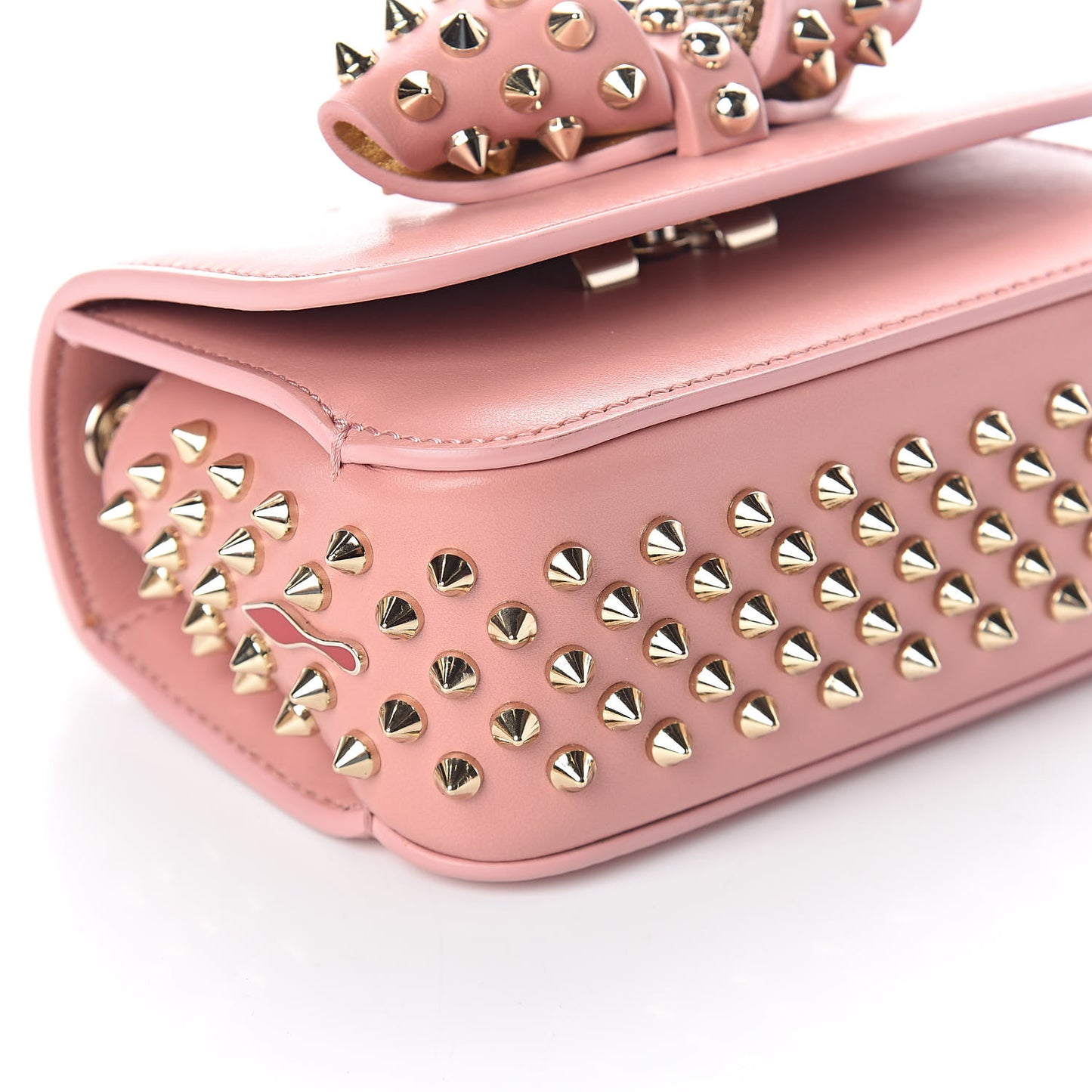 Calfskin Spikes Mini Sweety Charity NV Crossbody Bag Ronsard