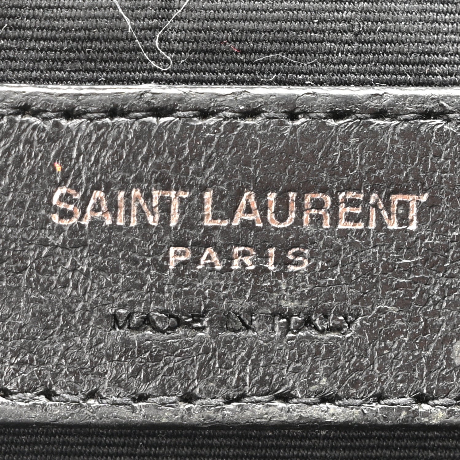 Saint Laurent Crinkled Calfskin Matelasse Monogram Medium Niki Chain Satchel Storm 6 of 10