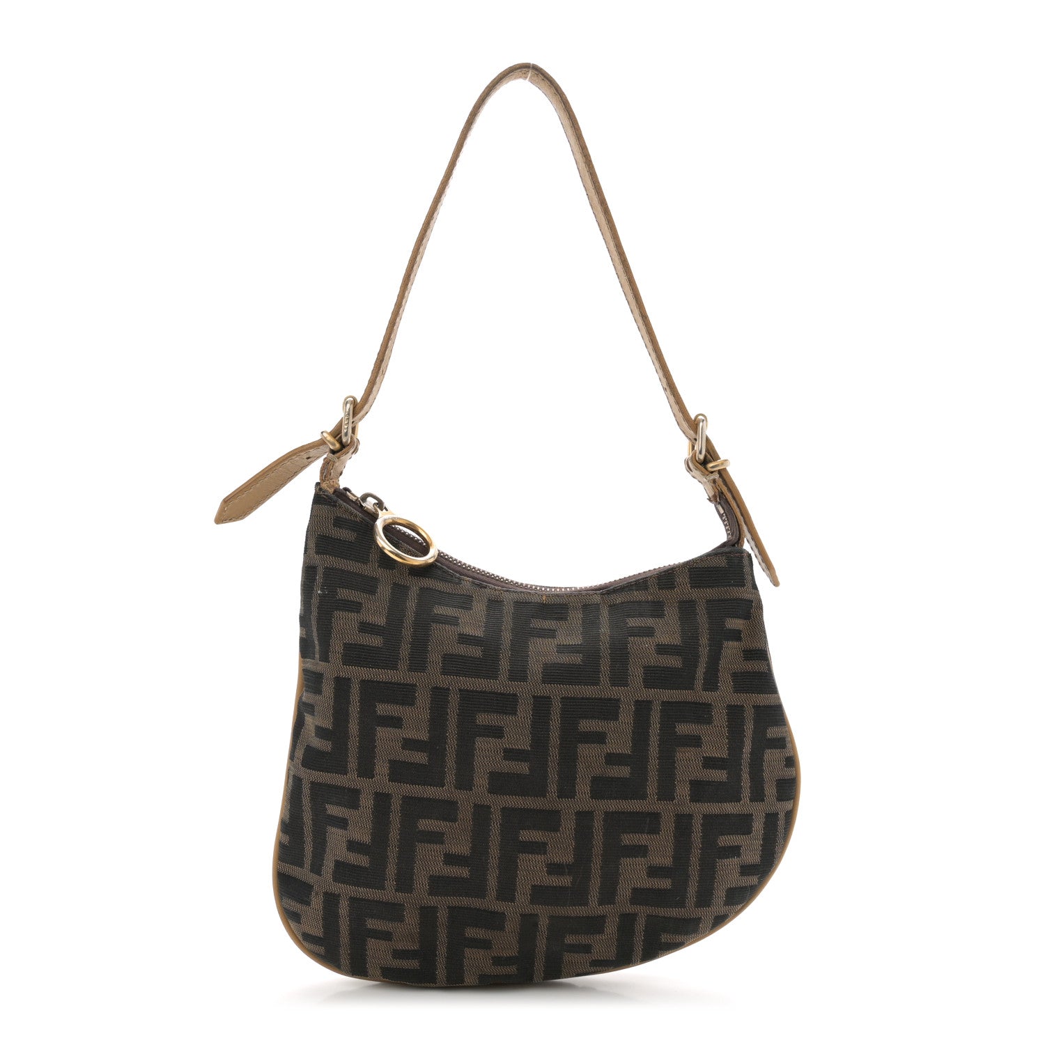 Fendi Zucca Small Oyster Tobacco Beige 1 of 15