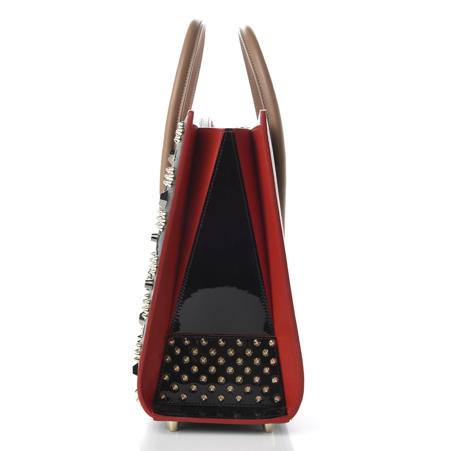 Christian Louboutin Calfskin Spikes Loubinthesky Medium Paloma Black Multimetal 10 of 10