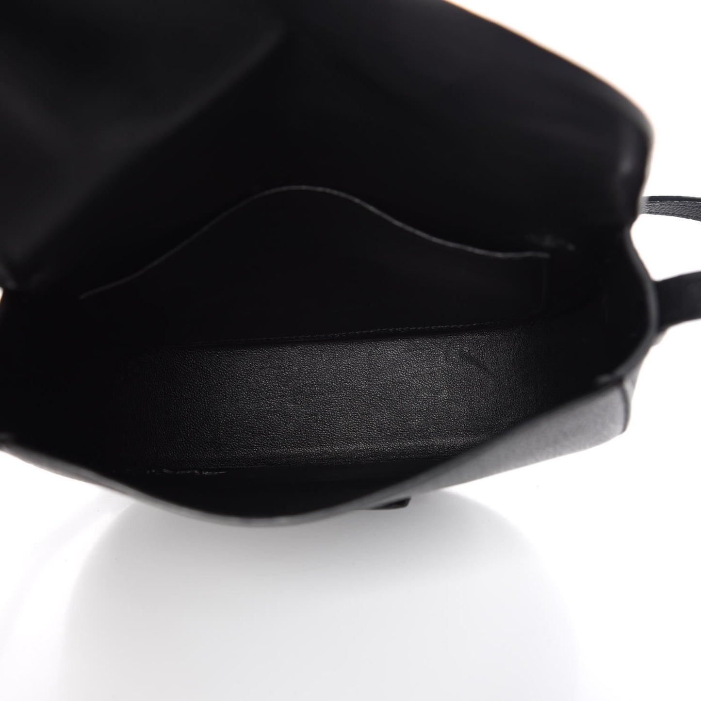 Baby Grained Calfskin Small Trotteur Black