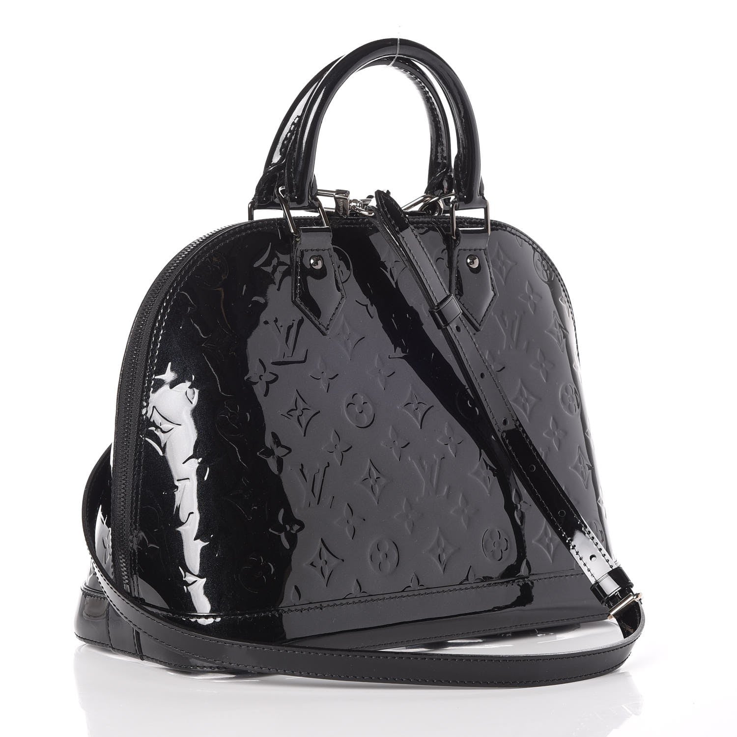 Louis Vuitton Vernis Alma PM Noir Magnetique 3 of 7