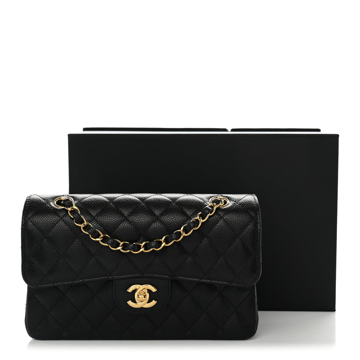 Chanel Caviar Quilted Small Double Flap Black 11 of 11