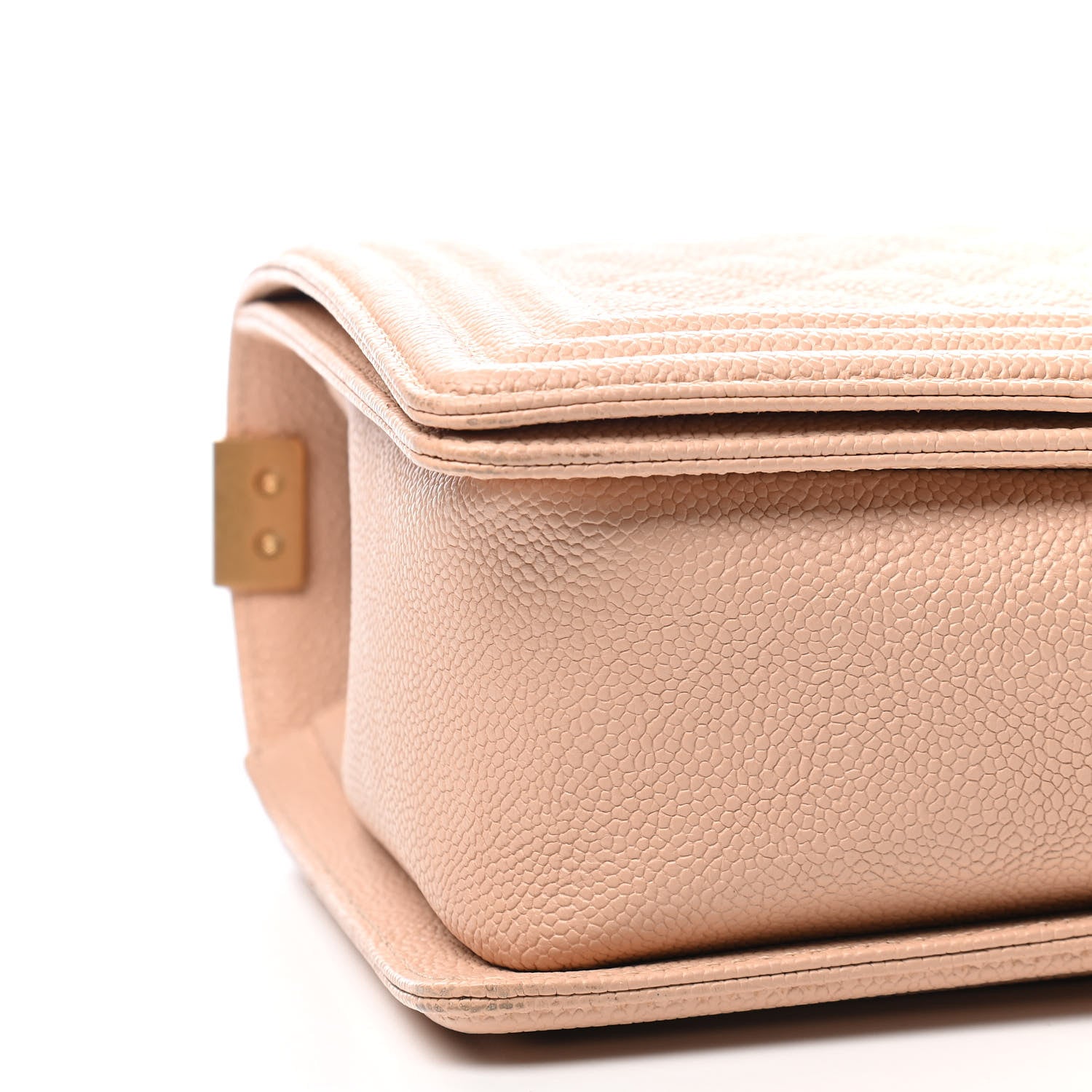 Chanel Caviar Quilted New Medium Boy Flap Beige 8 of 9