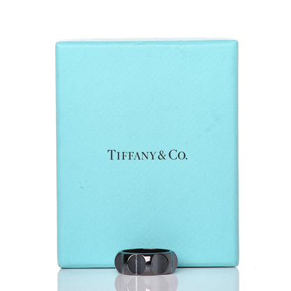 Tiffany Titanium Paloma's Groove Ring 63 10.5 6 of 6