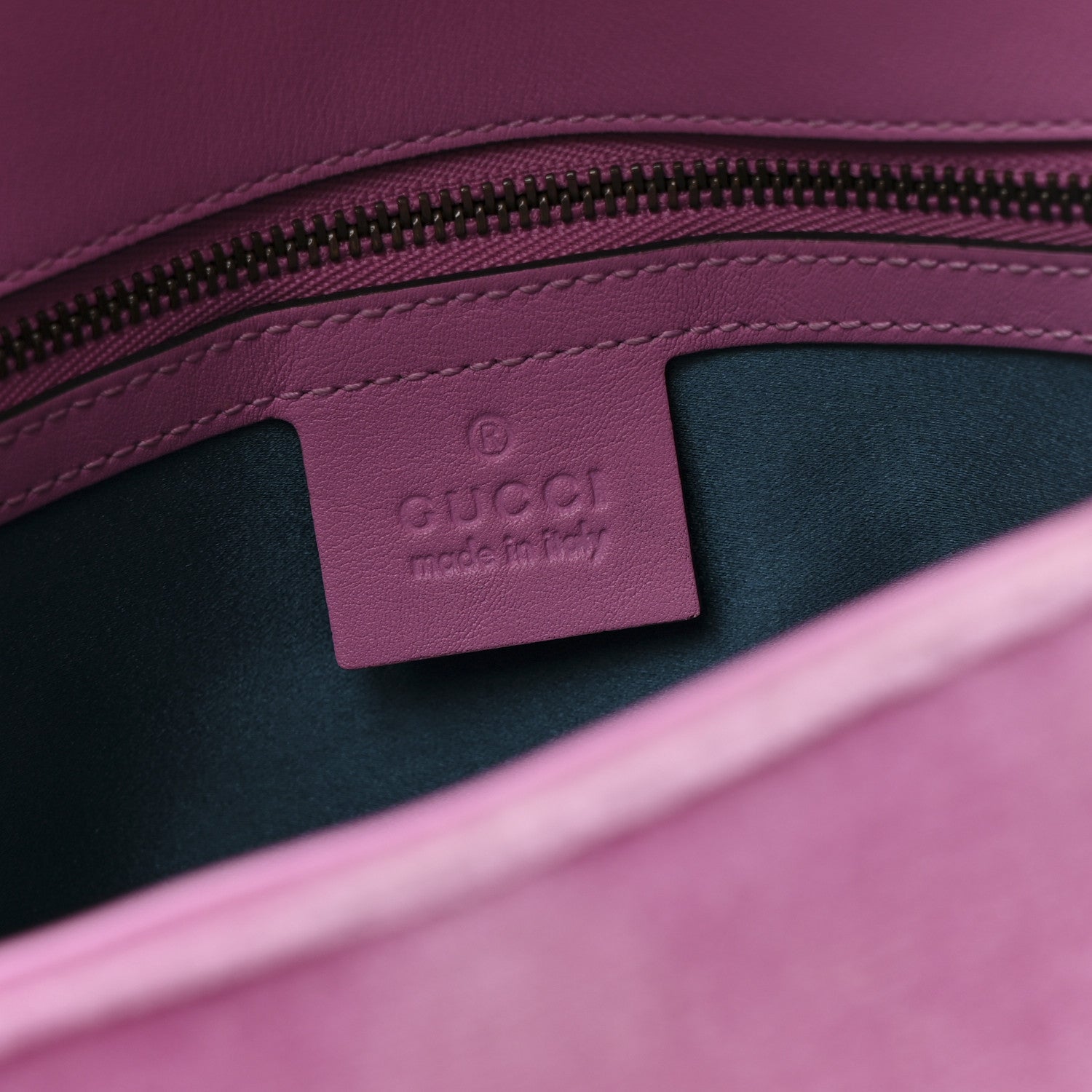 Gucci Velvet Matelasse Marquise Crystals Embroidered Small GG Marmont Shoulder Bag Malva 6 of 10