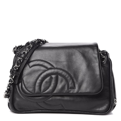 Chanel Calfskin Diagonal Ligne Flap Black 1 of 14